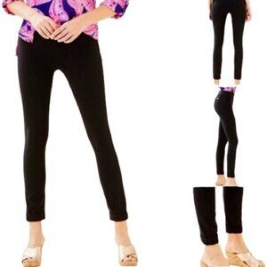 Lilly Pulitzer 'Jessa' Ponte Knit Ankle Pants in Black Size Medium